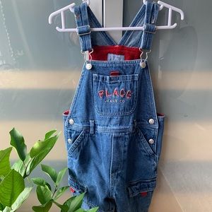 Vintage Children’s Place Jean Co. Fleece Lined Overalls